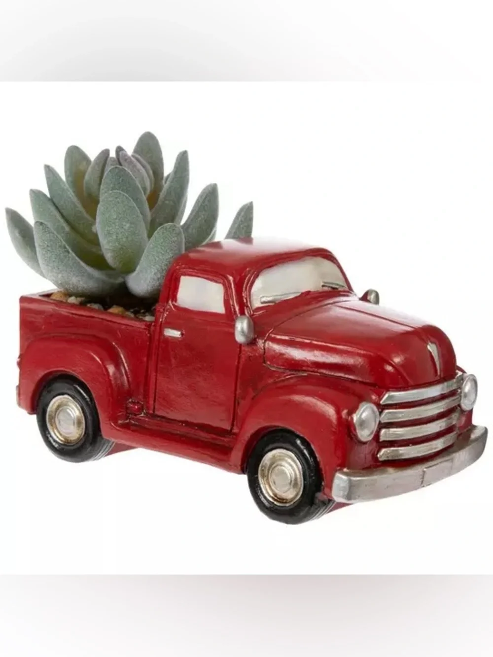 Succulent In Red Truck